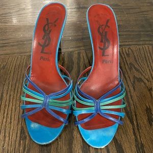 “YSL” kitten heels